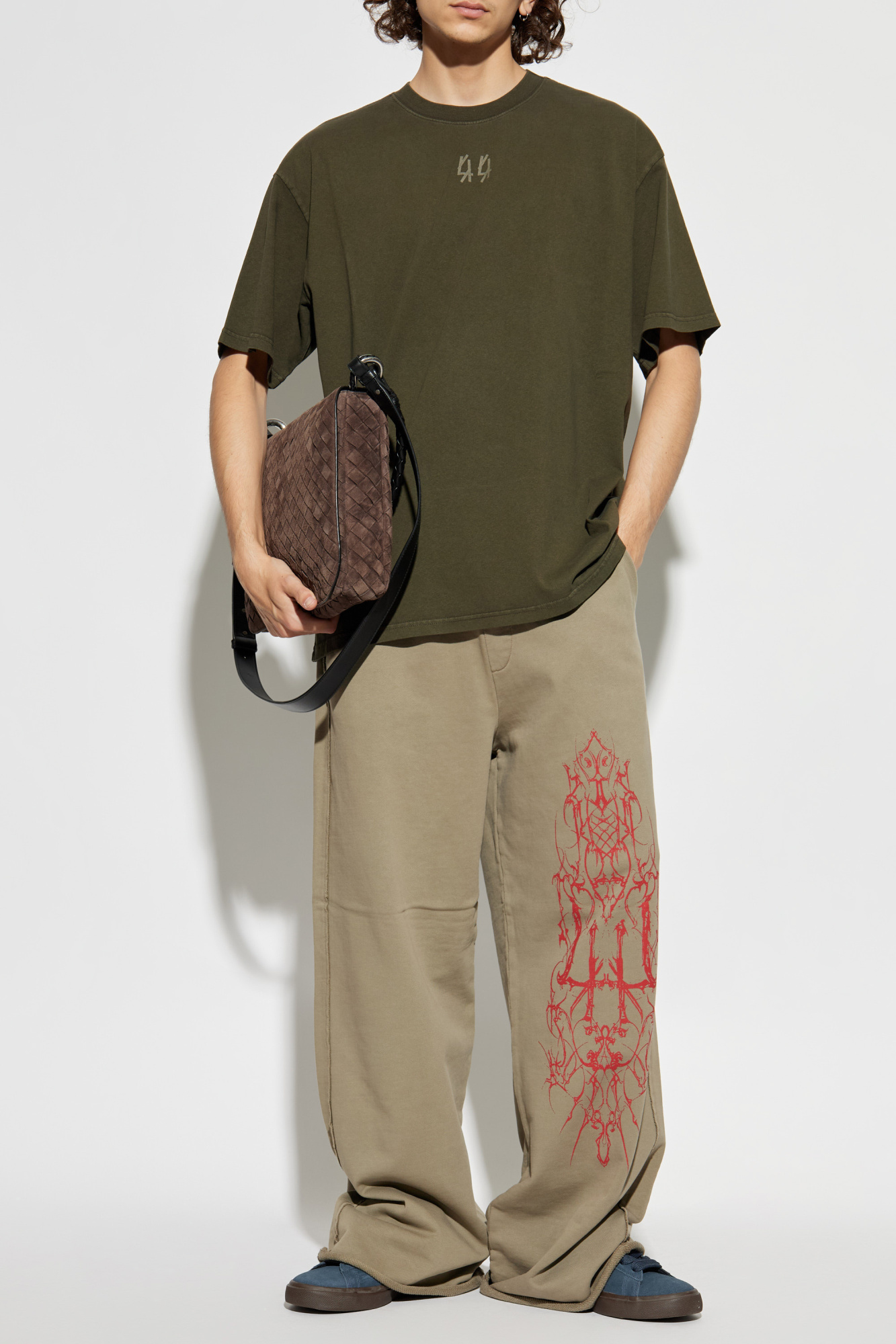 【Paragraph】25SS★ No.54 MULTI LOGO T SHIRT Damska Koszulka z krótkim rękawem IQ CROSS THE LINE MALE